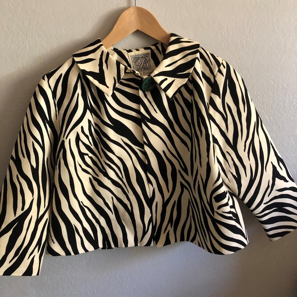 Cropped Zebra Jacket